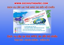 Dịch vụ cấp lại thẻ Apec do đổi hộ chiếu