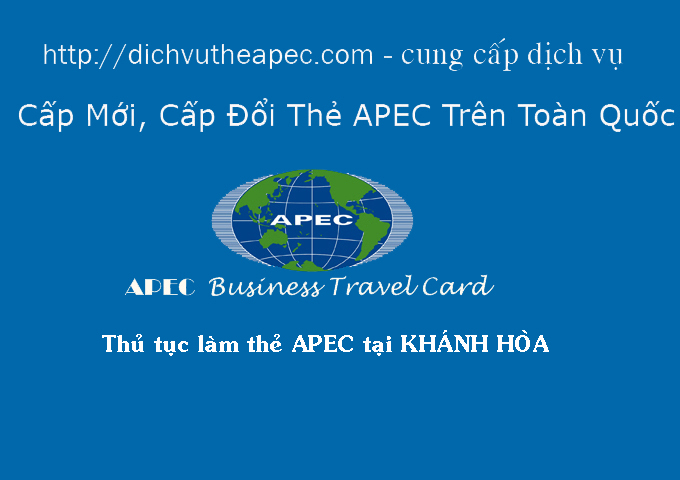 Hồ sơ làm thẻ Apec tại Khánh Hòa