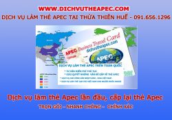 Dịch vụ làm thẻ Apec tại Thừa Thiên Huế