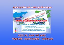 Dịch vụ làm thẻ Apec tại Bình Định