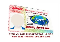 Dịch vụ làm thẻ Apec tại Hà Nội năm 2025