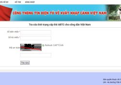 Tra cứu thẻ ABTC