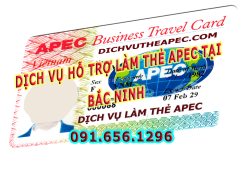 Dich vụ hỗ trợ làm thẻ Apec tại Bắc Ninh