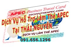 Dịch vụ làm thẻ apec tại Thái Nguyên