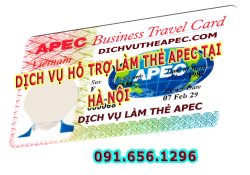 Dịch vụ làm thẻ Apec tại Hà Nội