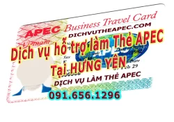 Dịch vụ làm thẻ Apec tại Hưng Yên