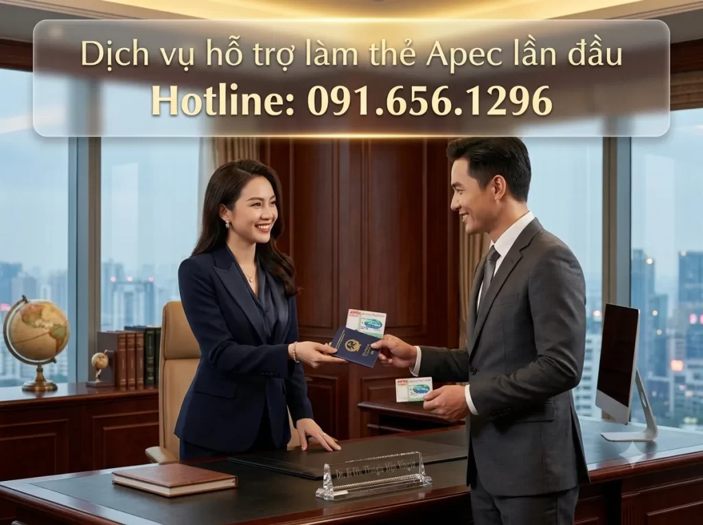 Dịch vụ hỗ trợ làm thẻ Apec lần đầu