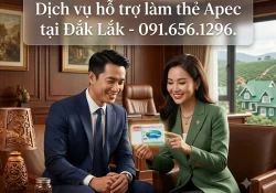Dịch vụ hỗ trợ làm thẻ Apec tại Đắk Lắk