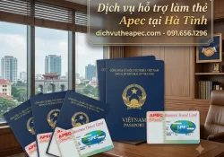 Dịch vụ hỗ trợ làm thẻ Apec tại Hà Tĩnh